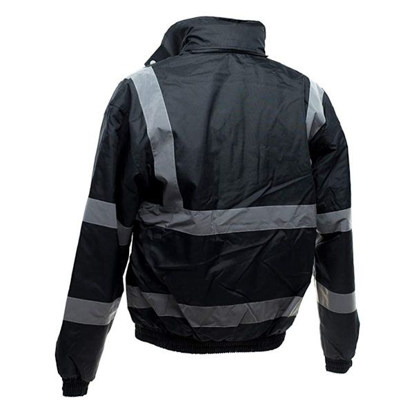 Yoko Hi-Vis Bomberjacka för Herr (2-pack) 4XL Svart Black 4XL