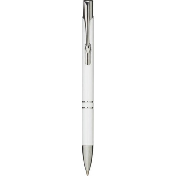 Bullet Moneta Aluminium Kulspetspenna One Size Vit White One Size