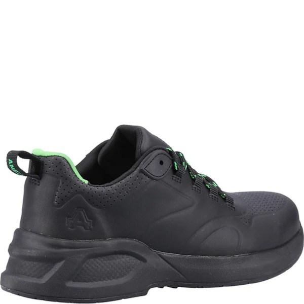 Amblers Dam/Kvinnor AS612 Fern Läder Säkerhetsskor 5 UK B Black 5 UK