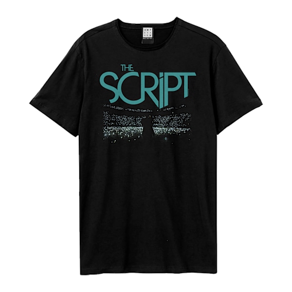 Amplified Unisex Vuxen Live The Script T-Shirt S Svart Black S