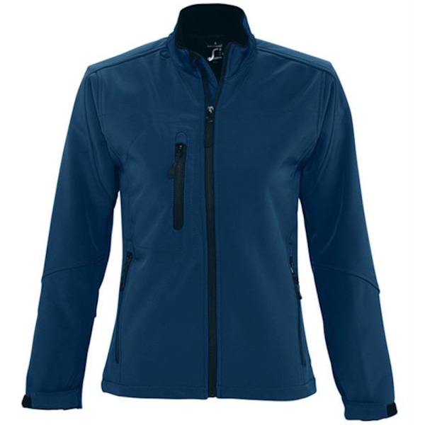 SOLS Dam/Dam Roxy Soft Shell Jacka (Andningsbar, Vindtät Och Vattenavvisande) Abyss Blue L