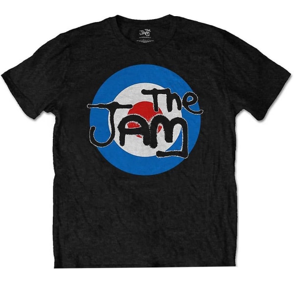 The Jam Unisex Adult Target Cotton Logo T-Shirt S Svart Black S