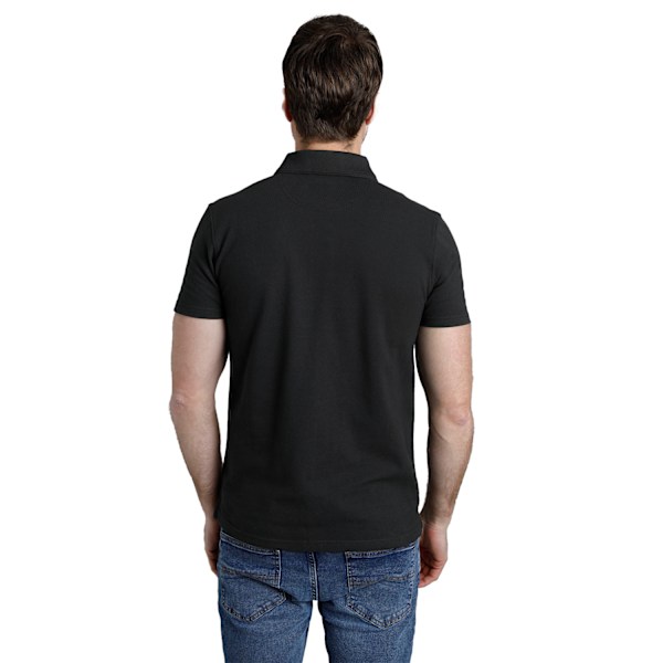 Weird Fish Miles Pique Organisk Polotröja XL Svart Black XL