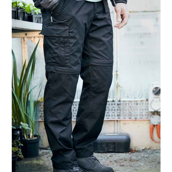 Craghoppers Mens Expert Kiwi Convertible Cargo Trousers 30R Bla Black 30R