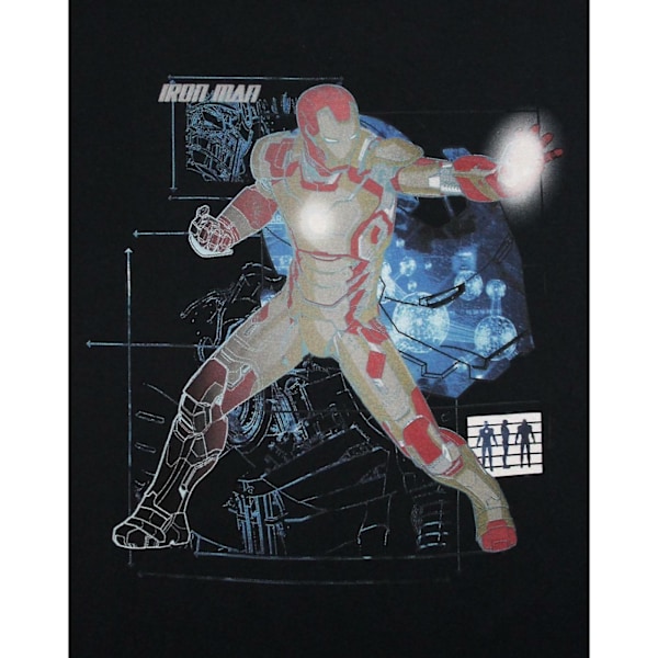 Iron Man Herr Mk 42 T-Shirt XL Svart Black XL