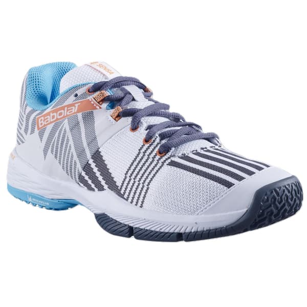 Babolat Dam Sensa Tennisskor 4 UK Vit/Sunset White/Sunset 4 UK