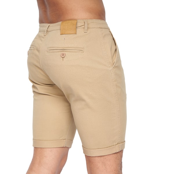 Crosshatch Mens Sinwood Chino Shorts 34R Sand Sand 34R