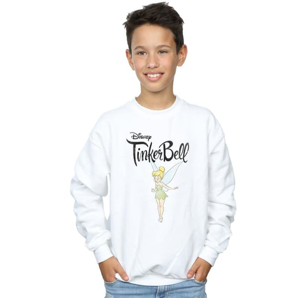 Disney Pojkar Tingeling Flygande Tink Tröja 9-11 År Vit White 9-11 Years