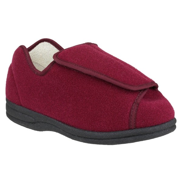 Mirak Fife Touch Fastening Damtofflor / Klassiska Damtofflor Wine 41 EUR