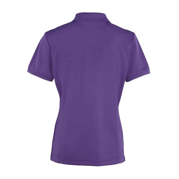 Premier Dam/Dam Coolchecker Pique Poloskjorta 10 UK Lila Purple 10 UK