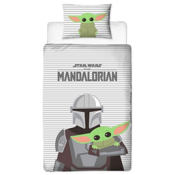 Star Wars: The Mandalorian The Child Cover Set Singel Gre Grey/Green Single