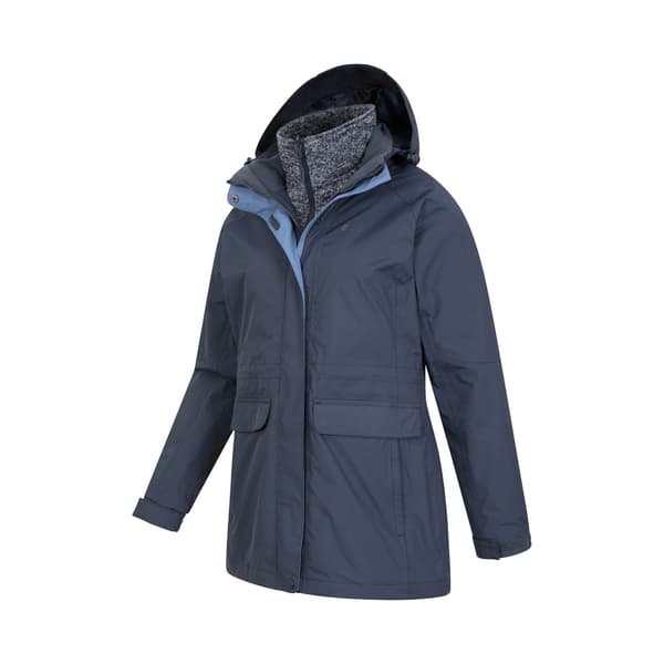 Mountain Warehouse Dam/Dam Glacial II Extreme 3 i 1 Lång Navy 8 UK