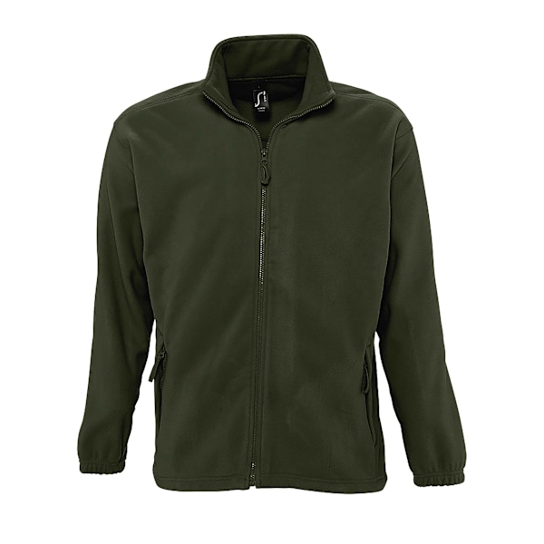 SOLS Herr North Full Zip Outdoor Fleece Jacka L Army Army L