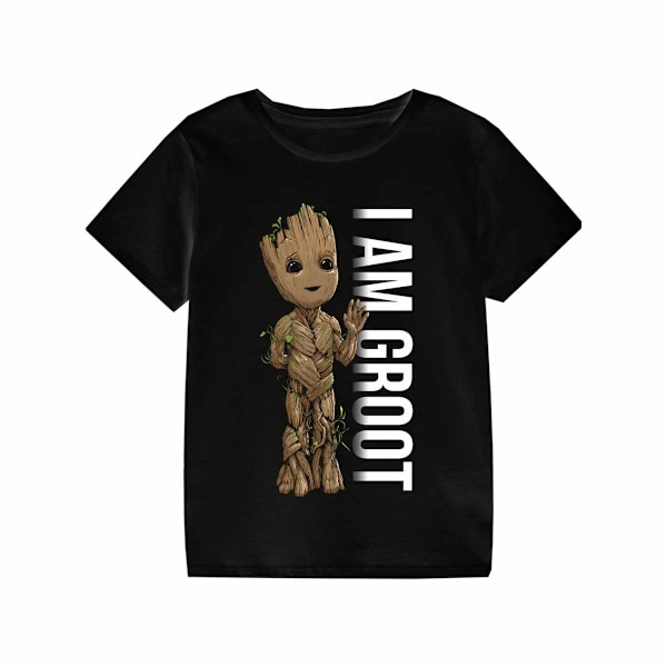 Jag Är Groot Barn/Barn Profil T-Shirt 12-13 År Svart Black 12-13 Years