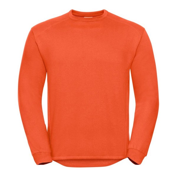 Russell Herr Spotshield Heavy Duty Crew Neck Sweatshirt XL Oran Orange XL