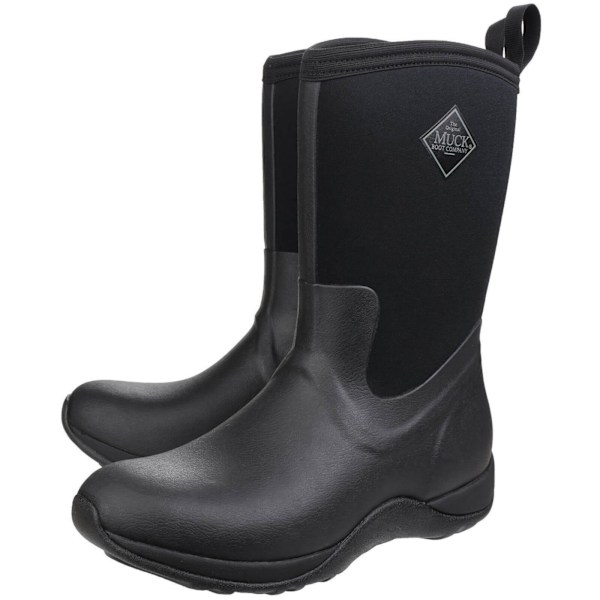 Muck Boots Unisex Arctic Weekend Pull On Wellington Boots 5 UK Black/Black 5 UK