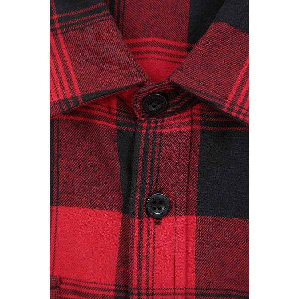 Mountain Warehouse Herr Trace Flanellskjorta Långärmad L Röd Red L