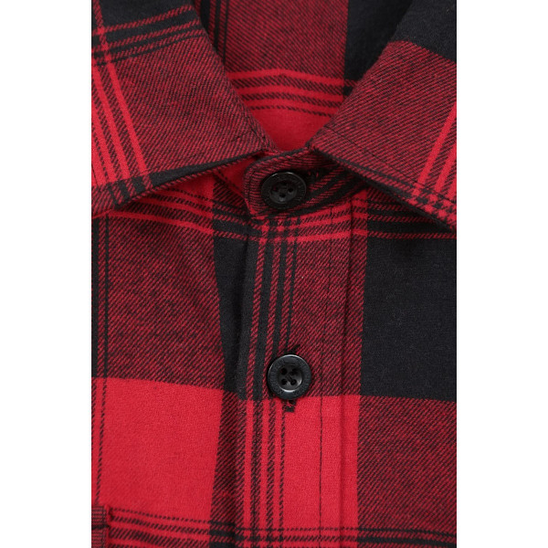 Mountain Warehouse herr Trace Flannel långärmad skjorta 3XL röd Red 3XL