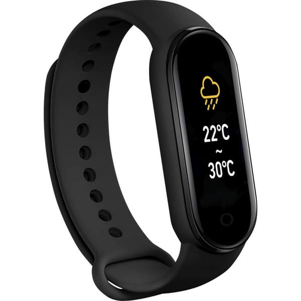 Prixton Unisex Vuxen AT410 Smartklocka (Batterier Ingår) One Size Solid Black One Size
