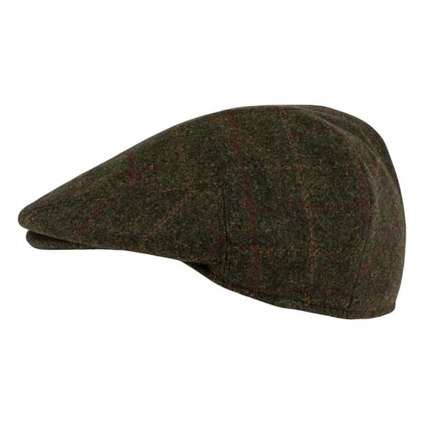 Jack Pyke Herr Ullblandning Flat Cap 58cm Mörk Oliv Dark Olive 58cm