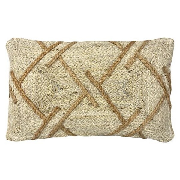 Furn Boda Jute Flätad Kuddfodral One Size Naturlig Natural One Size