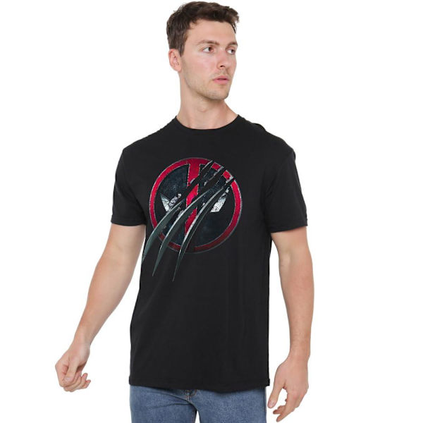 Deadpool & Wolverine Herr Wolverine Klor T-Shirt M Svart Black M