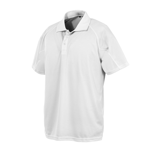 Spiro Unisex Vuxen Impact Performance Aircool Poloskjorta 4XL W White 4XL
