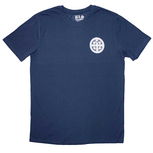 Black Label Society Unisex Vuxen Mini SDMF Emblem T-shirt M Denim Denim Blue M