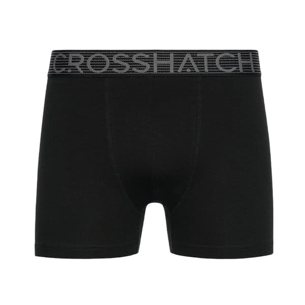 Crosshatch Mens Buzzard Boxer Shorts (5-pack) M Svart/Grå Black/Grey M