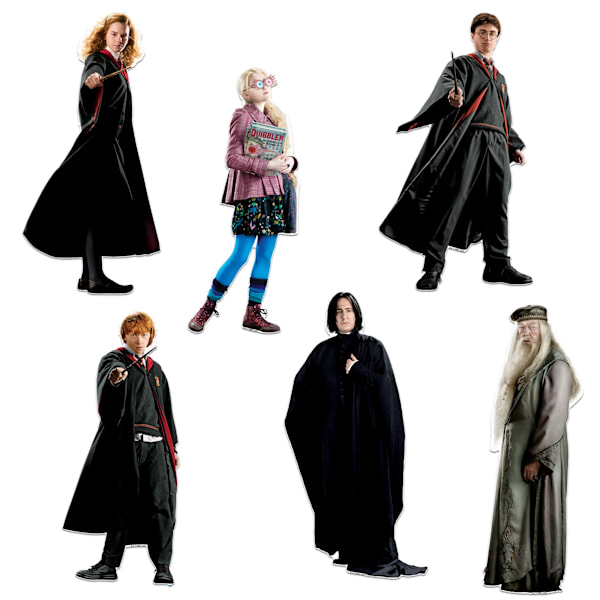 Harry Potter Deluxe Karaktärsstickers (50-pack) One Size Mu Multicoloured One Size