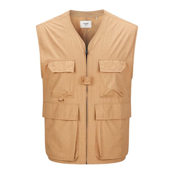 Firetrap Herr 3-i-1 Ripstop Konvertibel Skjorta M Khaki Khaki M