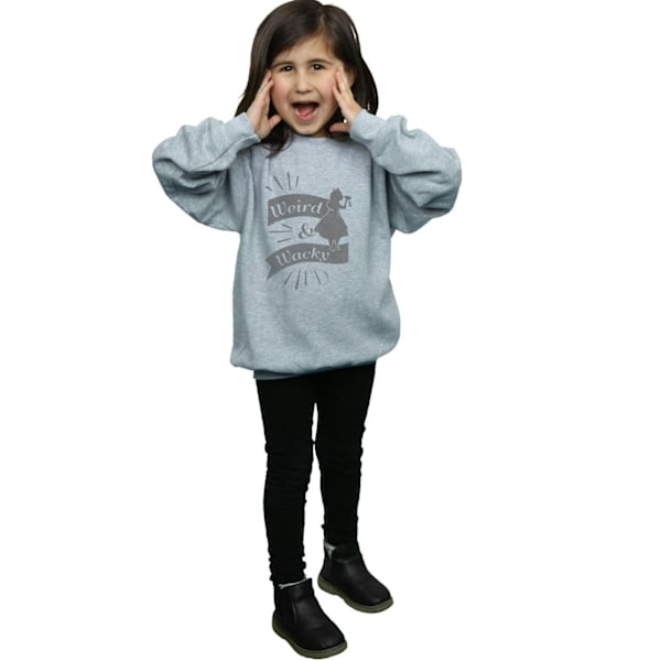 Disney Flickor Alice I Spegellandet Konstig Och Galen Sweatshirt 5-6 Sports Grey 5-6 Years