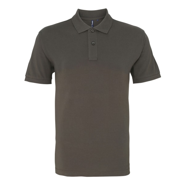 Asquith & Fox Mens Organic Classic Fit Polo Shirt L Slate Slate L