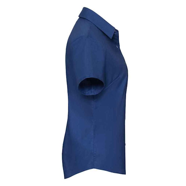 Russell Collection Dam/Dam Oxford Kortärmad Skjorta 6XL Bright Royal Blue 6XL