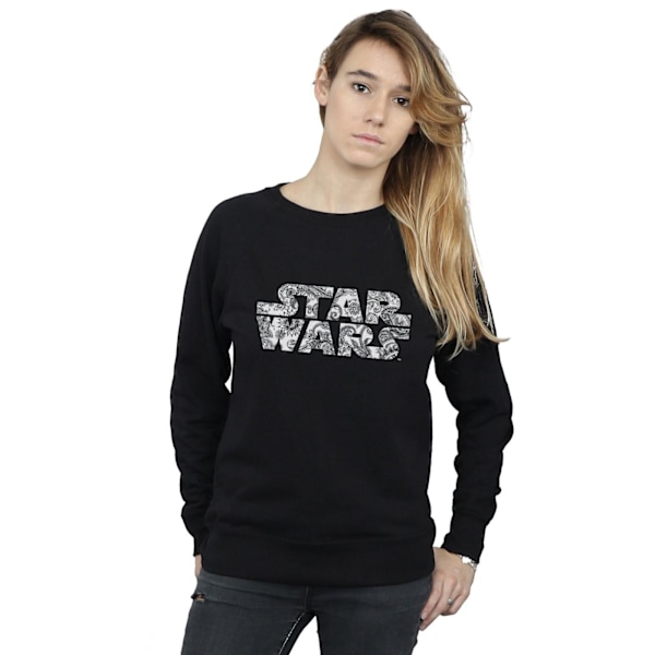 Star Wars Dam/Damer Ornamental Logo Sweatshirt XXL Svart Black XXL