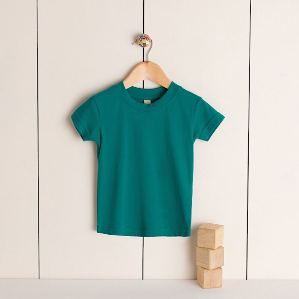 Larkwood Baby/Barn T-shirt med rund hals / Skoluniform 0-6 Jade Jade 0-6