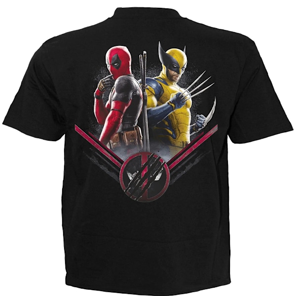 Deadpool & Wolverine Unisex Vuxen Bullseye T-Shirt M Svart/Flerfärgad Black/Multicoloured M