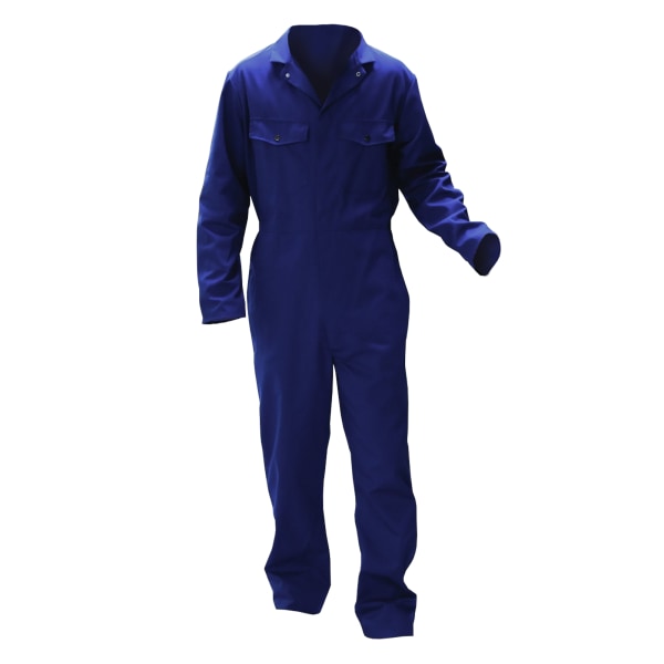 Warrior Herr Stud Front Coverall M/R Navy Navy M/R