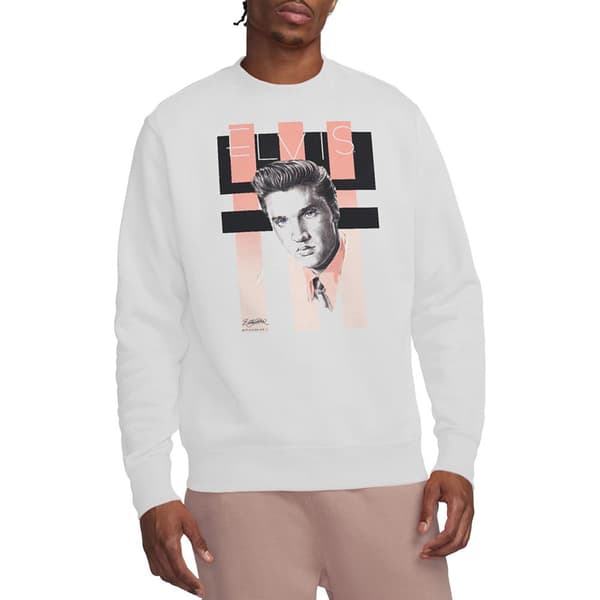 Elvis Presley Unisex Vuxen Retro Tröja M Vit White M