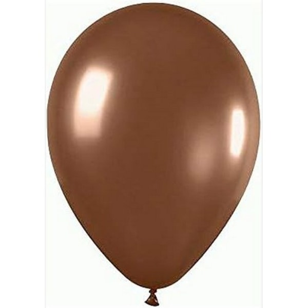 Globos Latex Metallic Ballonger (Förpackning om 100) En Storlek Guld Gold One Size