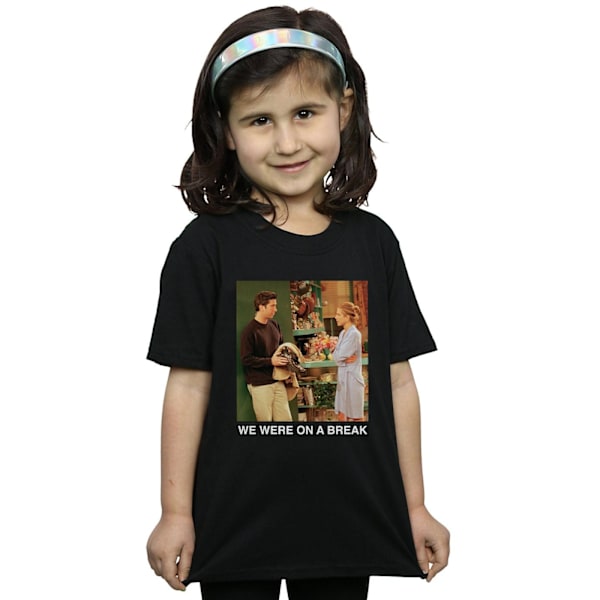 Friends Girls We Were On A Break Robe Bomull T-shirt 5-6 år Black 5-6 Years