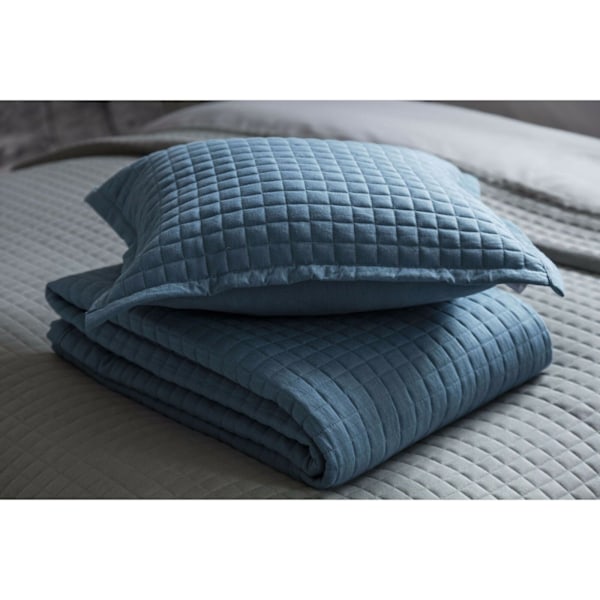 Belledorm Crompton Fylld Kudde One Size Koboltblå Cobalt One Size
