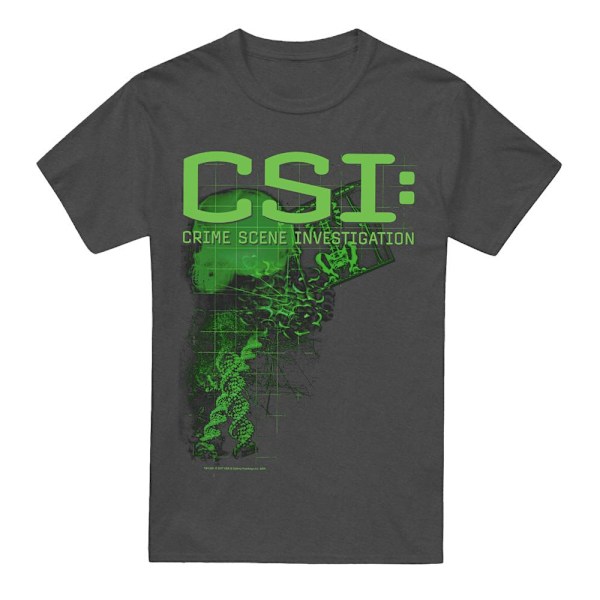 CSI Unisex Vuxen Bevis T-Shirt M Kolgrå Charcoal M