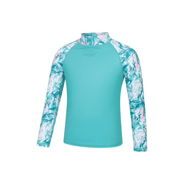 Mountain Warehouse Barn/Barn Marmorerad Långärmad Ra Turquoise 13 Years