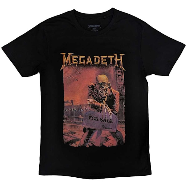 Megadeth Unisex Adult Peace Sells Album Cover T-Shirt S Svart Black S