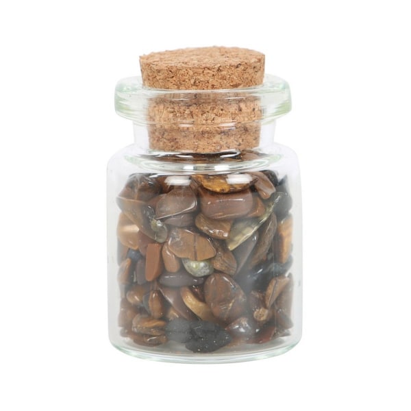 Something Different Jar Of Confidence Tigers Eye Dekorativ Kristall Brown One Size