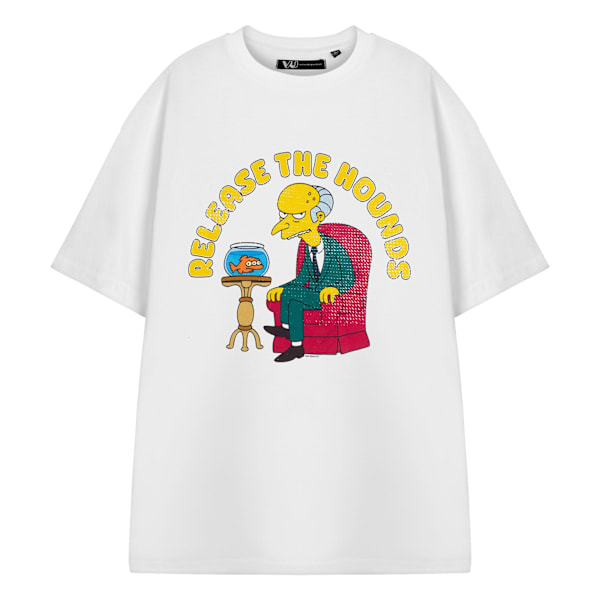 The Simpsons Herr Release The Hounds T-Shirt XL Vit White XL