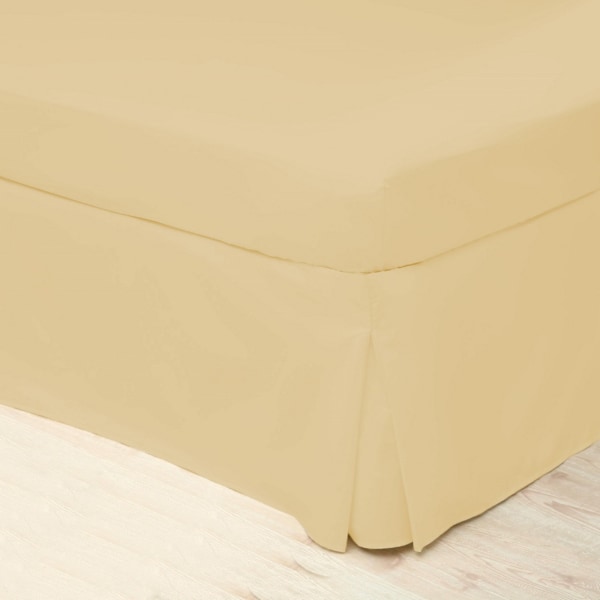 Belledorm Easycare Percale Platform Valance Superking Honeydew Honeydew Superking
