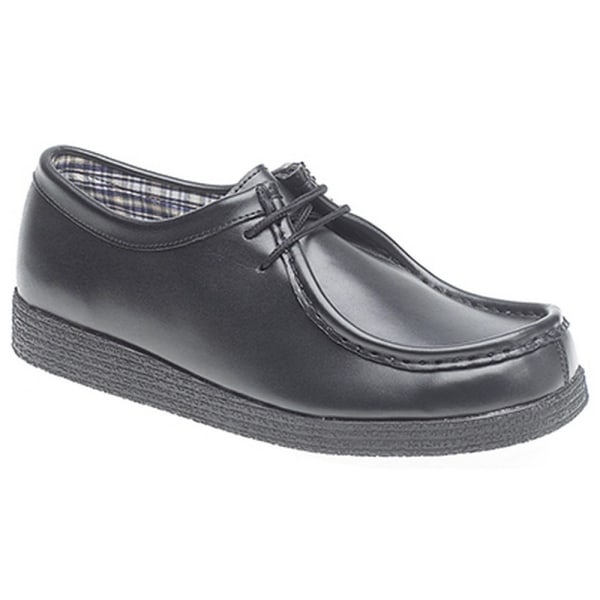 Route 21 Mens Coated Läder Förkläde Para Shoes 11 UK Svart Black 11 UK