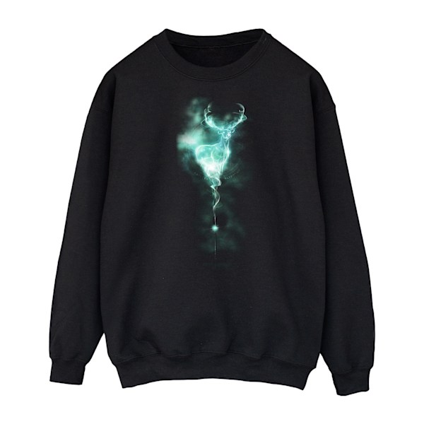 Harry Potter Herr Patronus Mist Stag Sweatshirt M Svart Black M